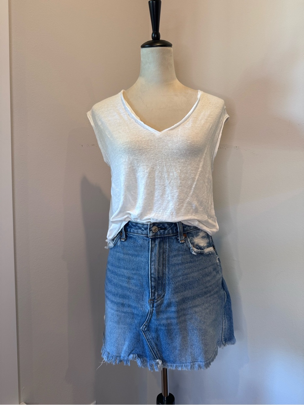 Abercrombie & Fitch Denim Mini Skirt